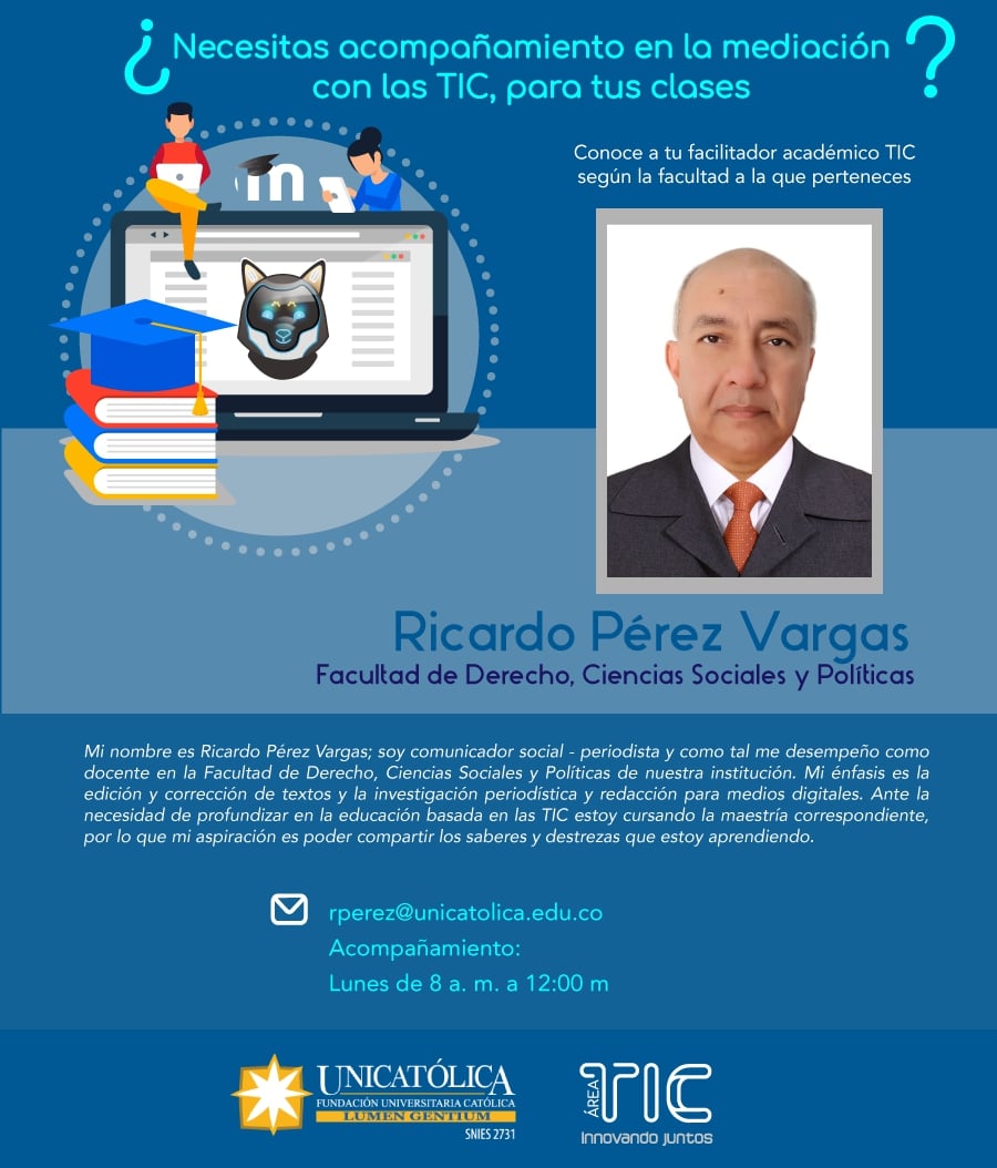 Facilitador TIC Ricardo Pérez Facilitador TIC Ricardo Pérez